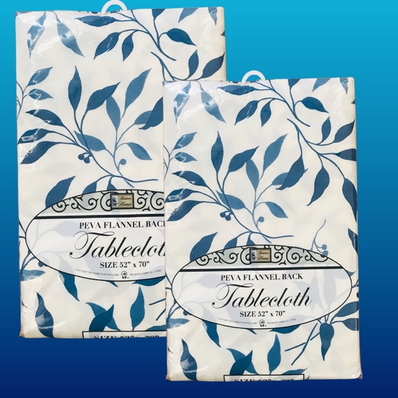 Peva Flannel Back Table cloth New 🔺🔻🔺🔻 - Picture 1 of 4